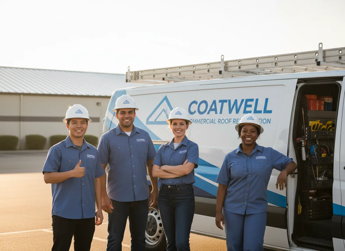 Commercial roof coating company in Sargent, GA